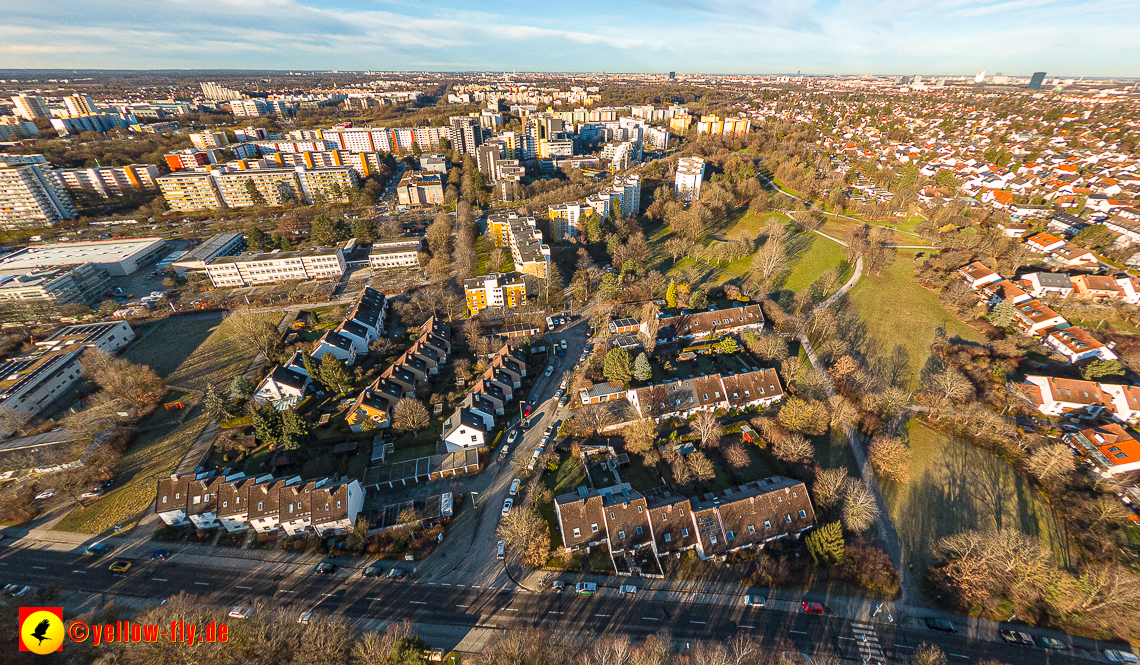 16.01.2023 - Luftbilder vom Marx-Zentrum und Gartenstadt Trudering